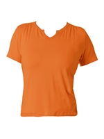 Petra basis T-Shirt orange fra du Milde - Tinashjem